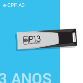E-CPF A3 3 ANOS + TOKEN