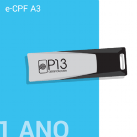 E-CPF A3 1 ANO + TOKEN