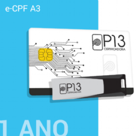 E-CPF A3 1 ANO (SEM DISPOSITIVO)
