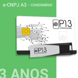 E-CNPJ A3 3 ANOS (SEM DISPOSITIVO) - CONDOMÍNIO