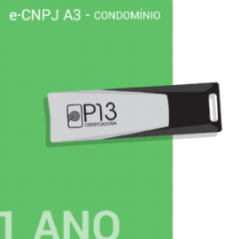 E-CNPJ A3 1 ANO + TOKEN - CONDOMÍNIO
