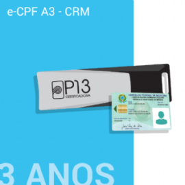 E-CPF A3 - CRM 3 ANOS NO TOKEN