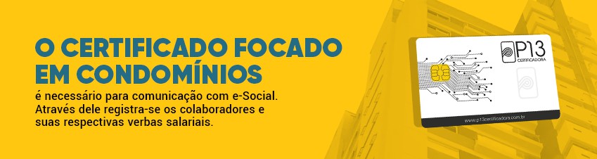 Certificado para Condomínios
