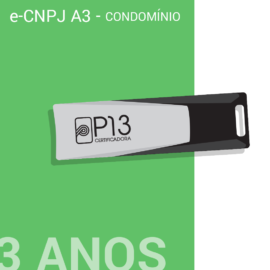 E-CNPJ A3 3 ANOS + TOKEN - CONDOMÍNIO